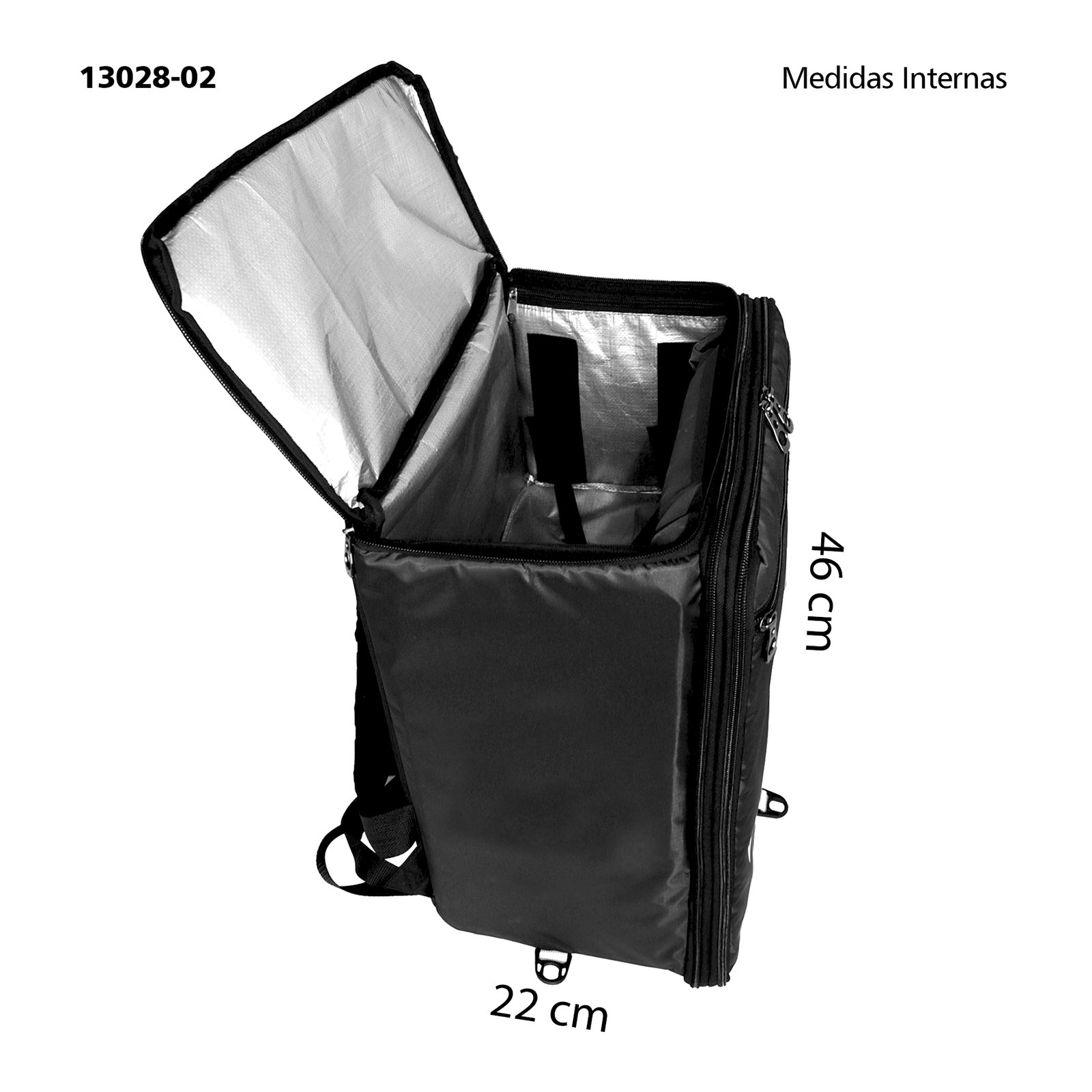 Mochila Delivery Expandible — 13028-02 - Image 3