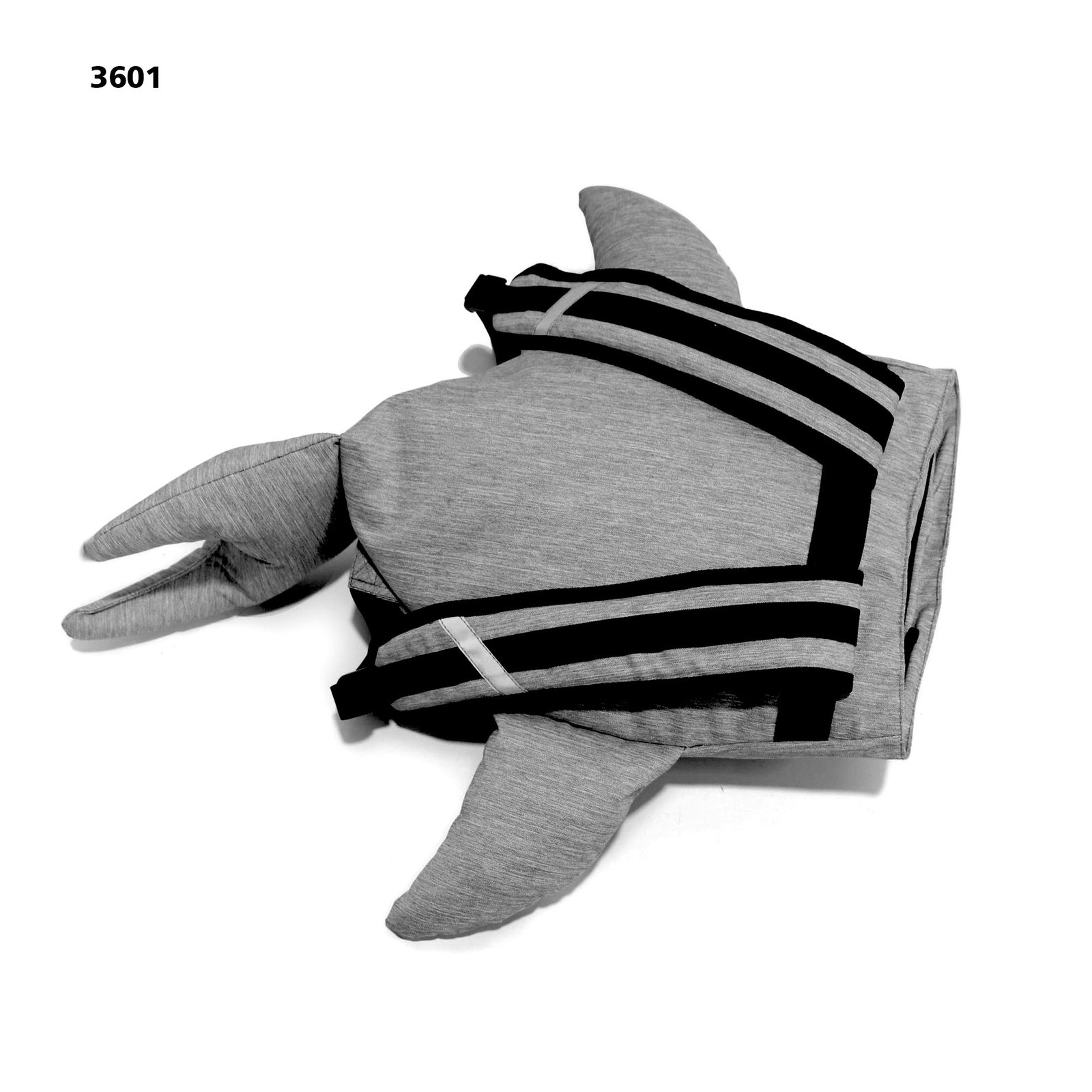 Mochila Tiburón M Gris - 3601 - Image 4