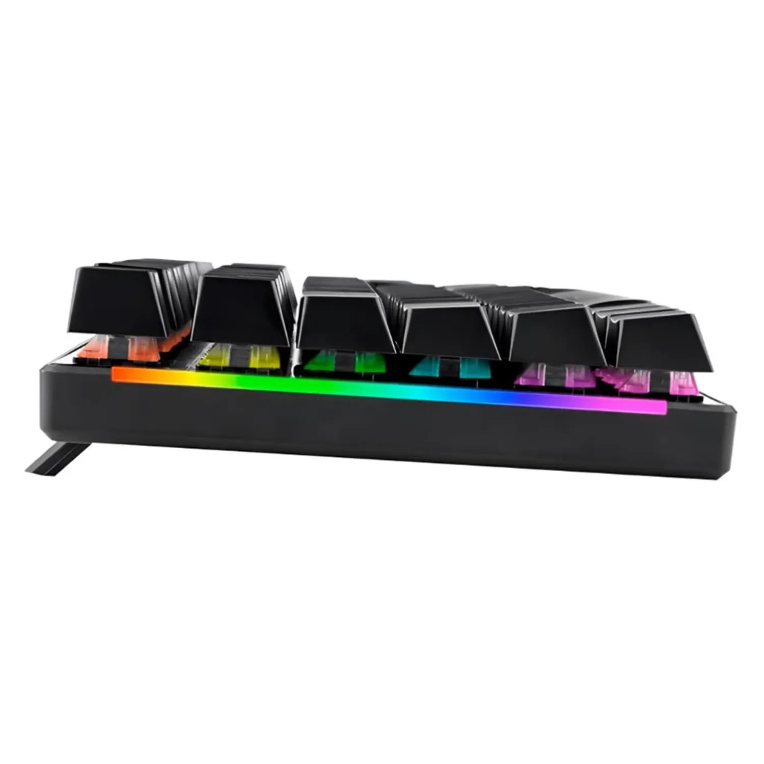 Teclado Mecánico RGB con luces Led SEISA gamer DN-K104 - Image 3